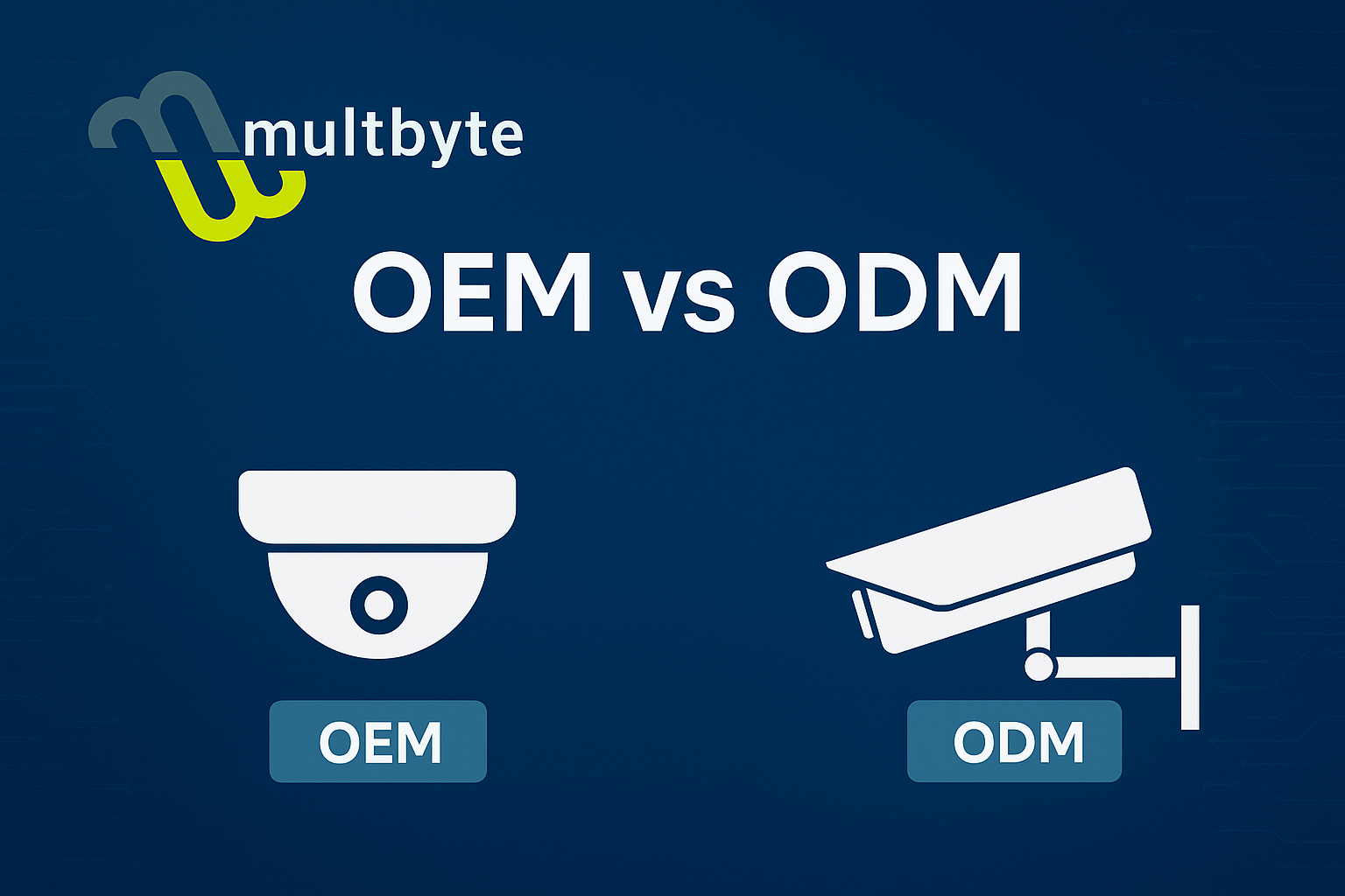 OEM vs ODM: What CCTV Camera Manufacturers in Delhi Offer to Businesses in 2025